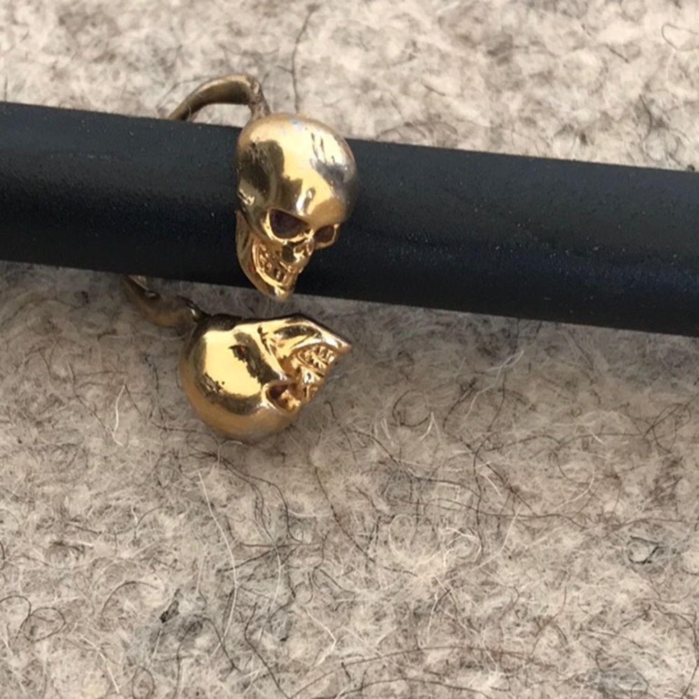 Alexander Mcqueen Double Skull Ring - image 2